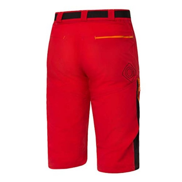Izas Men's Red/Black Ospika Hiking Shorts, Large - Picture 2 of 2